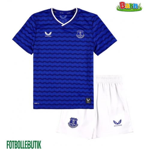 Everton Hemmaställ Barn 2025-26 Kortärmad (+ Korta byxor)